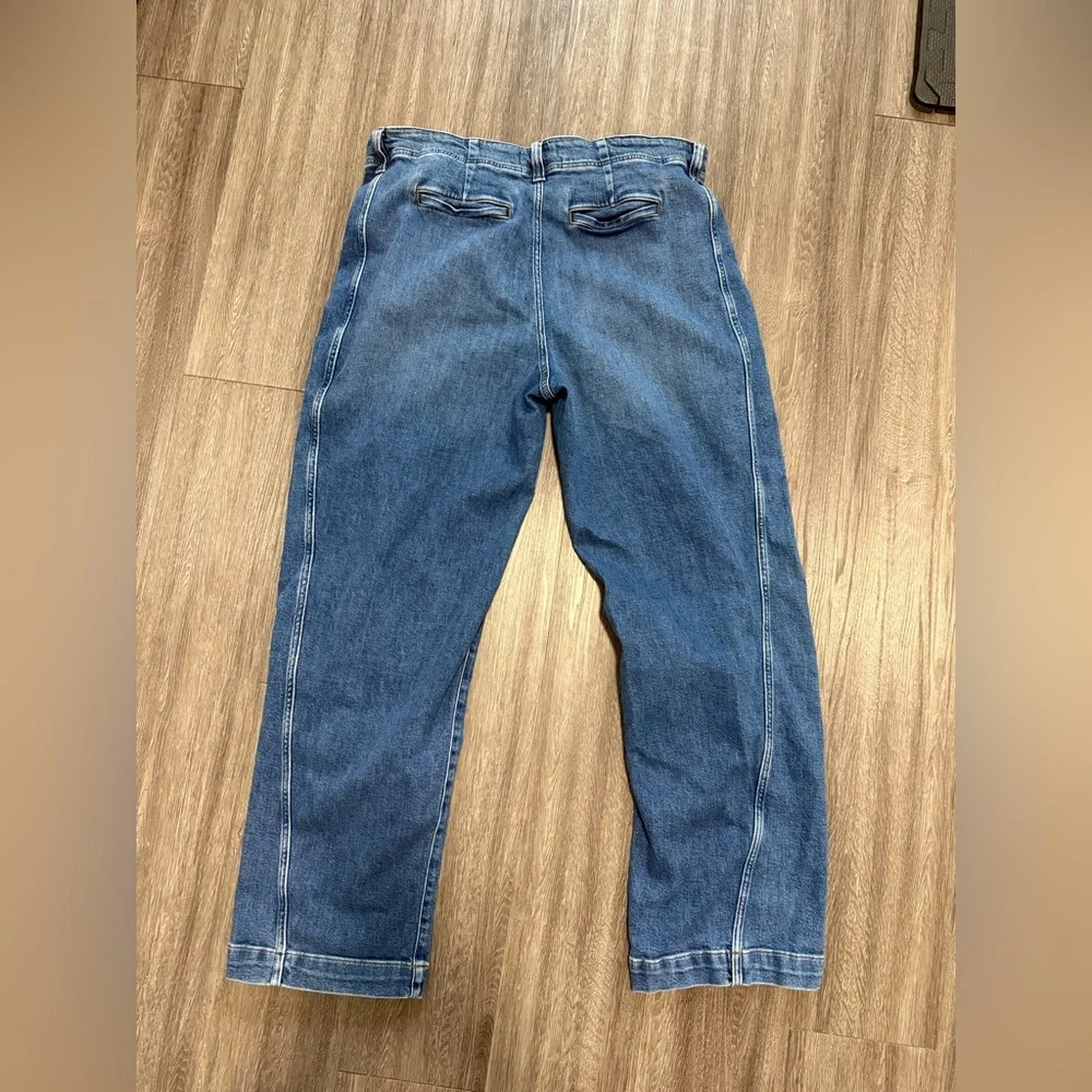 Madewell Tapered Denim Trousers in Calvert Wash